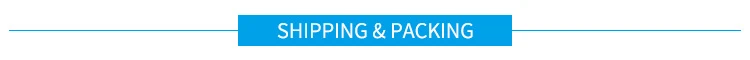 SHIPPING-&PACKING SHIPPING-&PACKING
