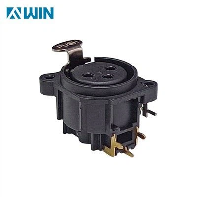 3 Pin Dişi 90° PCB Montaj XLR