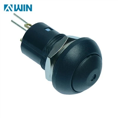 12mm Kubbe Işık Basmalı Düğme Anahtarı