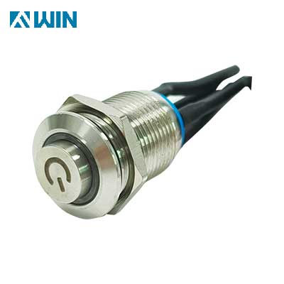 Güç logosu ile 12mm metal anahtar