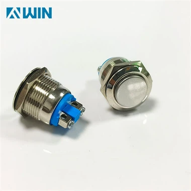 16mm itme düğmesi metali