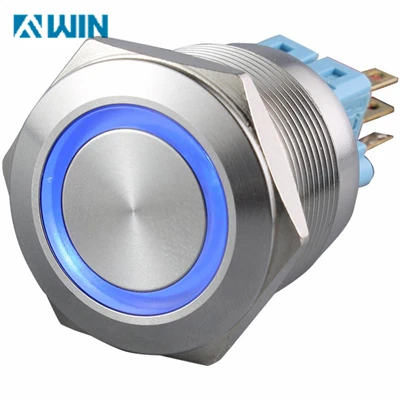 LED ile 22mm metal anahtar