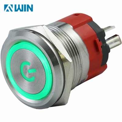 25mm metal itme düğmesi